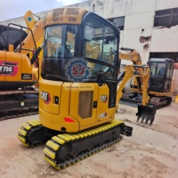 Japon Original Caterpillar CAT302 CAT303 CAT303.5E Pelle hydraulique sur chenilles 2 tonnes Mini pelleteuse Cat303.5 Excavatrice utilisée