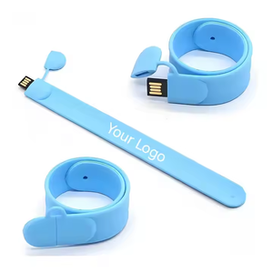 Custom Logo Silicone Wristband USB Drives - Promotional Gifts
