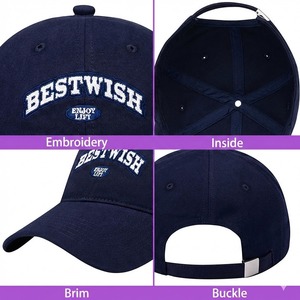 Casquettes de baseball personnalisées avec logo imprimé, promotionnelles, pour campagnes électorales, simples et économiques - Product Image 4