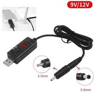 Câble de suralimentation de routeur de banque d'alimentation USB à affichage numérique 9V 12V HD pour alimenter les routeurs, le modem optique et d'autres appareils