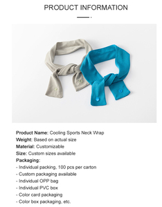 <strong>Cooling</strong> <strong>Neck</strong> <strong>Wrap</strong> with Reusable Gel Ice Pack Soft <strong>Neck</strong> Cooler for Summer Golf Tennis Outdoor Sports and Work - Product Image 3