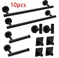 Ensembles de quincaillerie de bain YOTO Ensemble de salle de bain en acier inoxydable Porte-serviettes et étagères en or brossé Porte-serviettes de salle de bain conçu par OEM