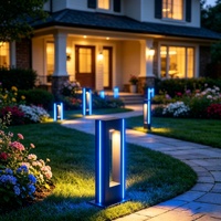 Lumière décorative de jardin extérieur en aluminium LED IP65 étanche, éclairage paysager pour pelouse, cour, passage, jardin