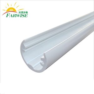 Pantalla arqueada de PC de plástico de extrusión personalizada, piezas LED modernas, cubierta lineal de luz, carcasa, iluminación, difusor de pantalla de techo - Product Image 2
