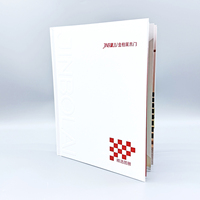 Servicio de impresión de libros de tapa dura profesional personalizado del fabricante con logotipo personalizado y cubierta frontal de cartón duradera UV Spot