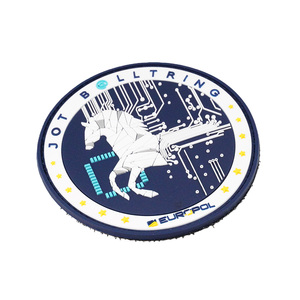 도매 사용자 정의 해골 로고 고무 패치 전술 Pvc 패치에 3d 또는 2d 철 - Product Image 4