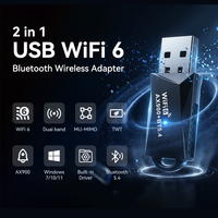 Adaptador USB WiFi 6 AX900 y Bluetooth 2 en 1 para PC de Escritorio, Adaptador de Red Inalámbrica de Doble Banda 2.4G/5GHz, Bluetooth 5.4, para Windows 10/11