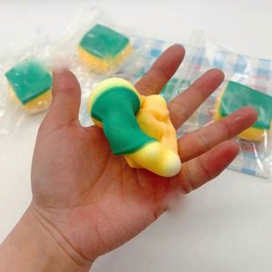 New Realistic 5.5cm Scouring Pad Squeeze Toys Fidget Toys -sticky- for Stress Relief Gift for Kids Adults Wholesale Available - Product Image 3