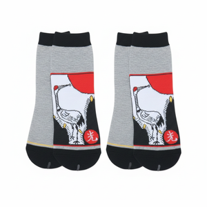 Ensemble cadeau unique pour femmes coréennes, chaussettes en coton tissé élastiques et respirantes, Go-Stop Hwatu OKwang, souvenir de la culture coréenne, cartes fleuries - Product Image 2