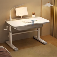 Bureau d'étude réglable en hauteur avec étagère intégrée pour enfants (garçons et filles) – Vente chaude – Directement du fournisseur d'usine