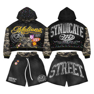 Customizable Tracksuit Athletic Zip Jacket Matching <b>Trousers</b> Set Casual Fitness Apparel Outdoor <b>Training</b> Clothing Tracksuits - Product Image 1