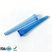 Tube en plastique PP de haute qualité 98 mm – Contenant hermétique anti-humidité pour cigarettes avec couvercle résistant aux enfants, sérigraphié