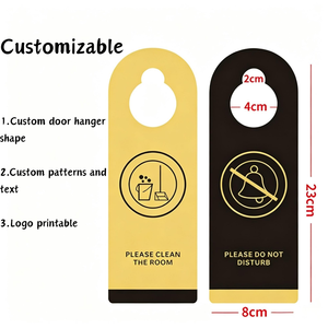 Stampa Personalizzata di Cartellini in Carta per Hotel, Cartelli Pubblicitari Promozionali, Appendiabiti per Porta, Volantini per Auto, Cartellini in <span class=keywords><strong>Cartone</strong></span> 'Non Disturbare' (DND) - Product Image 4