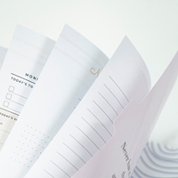 Agenda hebdomadaire de soins personnels imprimé personnalisé cahier de Journal de pleine conscience à spirale cahier de calendrier d'objectif de productivité élevée