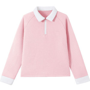 Nouveau style 2026 – T-shirt à manches longues pour enfants, style preppy, polo, sweat-shirt à revers pour garçons et filles, haut d'hiver - Product Image 4