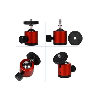 2018 Mới đến Đầy Màu Sắc Phổ Quát 360 Độ Xoay Xoay Nhôm Mini <span class=keywords><strong>Tripod</strong></span> Núi Adapter bóng bulông đầu cho máy ảnh - Product Image 3