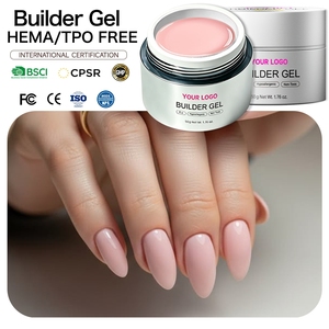 Best Seller 50g Safe Formula Hema Tpo Free <b>Builder</b> Gel Odor Free Skin Friendly Nail Gel OEM ODM Global Wholesale Export - Product Image 1
