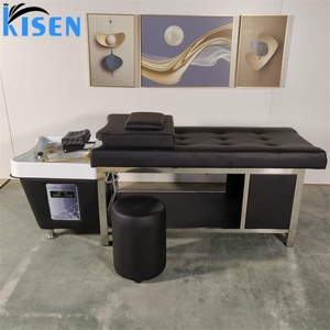 Kisen En gros Lit de lavage de cheveux avec bac à shampoing massant, Meuble de salon de coiffure de qualité supérieure - Product Image 4