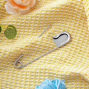 Alfinetes de Segurança Jumbo de Aço Inoxidável de 5 Polegadas, Cor Prata, para Lavanderia, Cobertores, Chaveiros, Uso Externo - Product Image 6