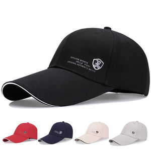 Casquette de baseball coréenne tendance avec visière longue pour le <span class=keywords><strong>golf</strong></span>, protection solaire extérieure, idéale pour le sport, la pêche, les voyages et les affaires. - Product Image 1