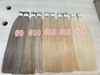Cheveux Vierges Ruyihair Russes Doux et Fins de Couleur Naturelle, Cheveux Humains Bruts Non Traités
