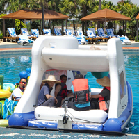 Bateau à moteur gonflable Moteur électrique Canot de pêche gonflable Bateau gonflable PVC Matériel 100-500kg Capacité pour SeaSightseeing