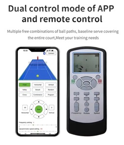 Máquina Lanzapelotas de Tenis de Alta Velocidad, Equipo de Práctica de Tenis Automático con Control Remoto por Aplicación, Gran Venta - Product Image 3