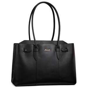 LOVEVOOK, elegante bolso de trabajo de 15,6 pulgadas para mujer, maletín impermeable de cuero PU con cremallera para oficina, negocios, enseñanza, Viajes - Product Image 1