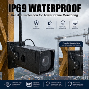 Cámara Inalámbrica para Grúa con Zoom 30x, Monitor DVR con Pantalla IPS de 10.1 Pulgadas para Reversa de Vehículos, Kit de Observación de Alta Velocidad para Grúa Torre - Product Image 6