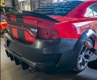 Kit de modification GTAWD Wide Body pour Dodge Charger, comprenant pare-chocs avant SRT, pare-chocs arrière, jupes latérales, et spoiler de calandre avant