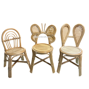 Silla Infantil de Ratán Hecha a Mano, Decoración para Fiestas de Cumpleaños, Silla Ecológica para Niños - Product Image 1