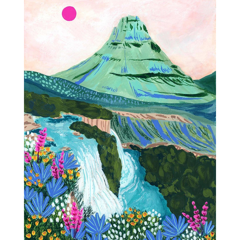 Montagnes colorées 4