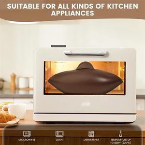 내열 실리콘 빵 메이커 전자 레인지 빵 그릇 로프 팬 클로치 빵 베이커 야채 증기선 오븐 로스터 - Product Image 6