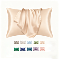 Taie d'oreiller en satin en gros, douce comme de la soie, pour le soin des cheveux et de la peau, sommeil réparateur, literie de luxe pour la maison et l'hôtel