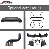 Kit carrosserie de nouvelle conception 2022 pour MINI Coupé R56 R57 R58 07-13, mise à jour au style JCW, matériau PP+ABS, ensemble de pare-chocs