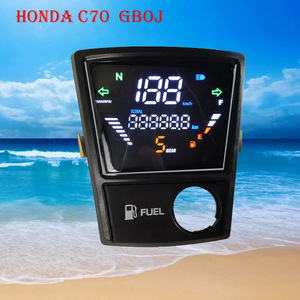 Conjunto de salpicadero digital para motocicleta, instrumento electrónico LCD para Honda <span class=keywords><strong>C70</strong></span> (GB0J) Jialing 70 - Product Image 2