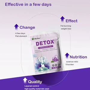 Sachet de thé pyramidal personnalisé OEM Thé chinois 100% biologique aux herbes CGMP ISO HACCP Thé halal détox énergisant <span class=keywords><strong>pour</strong></span> le sommeil et la nuit en usine - Product Image 5