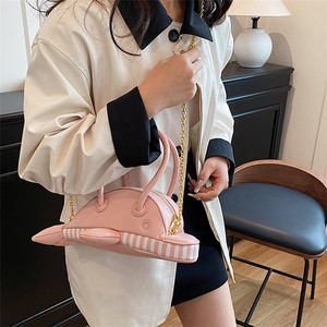 Bolsa Criativa Pequena 2025 Nova Bolsa de Ombro em Forma de Golfinho Fofa para Meninas - Product Image 3