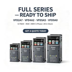 ไดรฟ์ AC Delta MS300 460V VFD 0.75-4kW รุ่น VFD2A7 VFD4A2 VFD5A5 VFD9A0 อินเวอร์เตอร์ 3 เฟส พร้อมระบบเบรก STO ในตัวสำหรับมอเตอร์ - Product Image 6