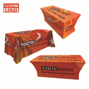 ผ้าคลุมโต๊ะบาร์แบบสแปนเด็กซ์สั่งทำ ผ้าคลุมโต๊ะสำหรับงานปาร์ตี้ งานแต่งงาน ผ้าปูโต๊ะ - Product Image 2