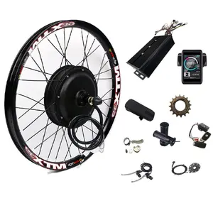 Kit de conversão ebike para bicicleta elétrica, roda mtx39 72v 3000w dc, sem escova, motor para 26 '', 27.5'', 28 '', 29'', bicicleta elétrica