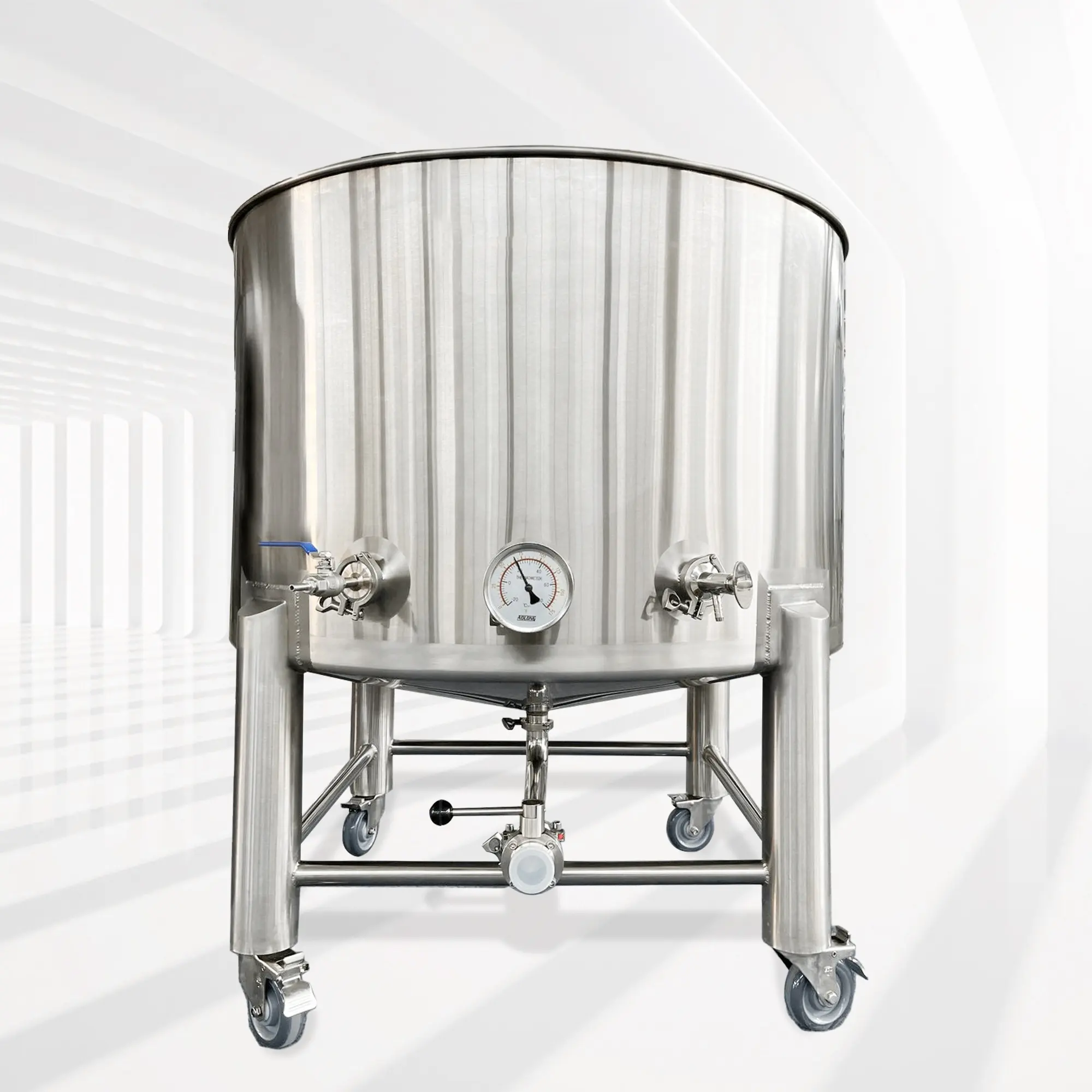 CARRY 2000L Fermentador aberto superior Kombucha para projeto turnkey de sistema de fabricação de cerveja Kombucha