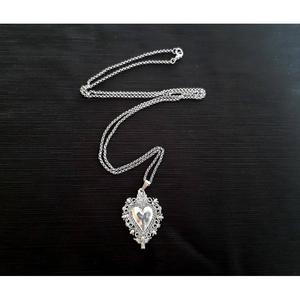 Collier Sacré Coeur Bijoux En Forme De Coeur Bijoux Gothiques Forêt Souvenir Brûlant Coeur - Product Image 4