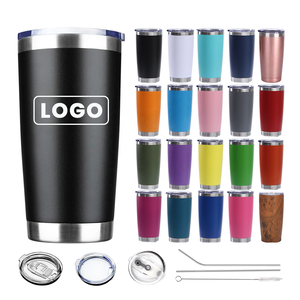 Tasse de Voyage à Café Isotherme à Double Paroi en Acier Inoxydable de 20OZ, Très Vendue, Portable, avec Couvercle - Product Image 1
