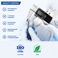 Pinza de Sutura para Artroscopia Recta 0 °   Instrumento Quirúrgico de Acero Inoxidable de 165 mm para Cirugía Mínimamente Invasiva OEM