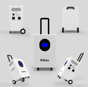 Station d'alimentation <span class=keywords><strong>portable</strong></span> d'extérieur 4KWH tout-en-un avec batteries LiFePO4 lithium-ion, <span class=keywords><strong>sortie</strong></span> 3KW, poignée intégrée, stockage d'énergie solaire - Product Image 3