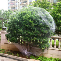 Filet de jardin à mailles carrées de 1 ''Filet de protection pour plantes et arbres en nylon blanc Filet de couverture pour plantes/arbres fruitiers/fleurs