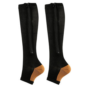 Calcetines <span class=keywords><strong>de</strong></span> Compresión con Cierre para Hombres y Mujeres, Medias <span class=keywords><strong>de</strong></span> Compresión para Várices - Product Image 2
