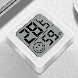 Termómetro Higrómetro Digital LCD, Medidor Electrónico de Temperatura y Humedad <span class=keywords><strong>para</strong></span> Interiores, Sensor, Estación Meteorológica <span class=keywords><strong>para</strong></span> el Hogar - Product Image 2