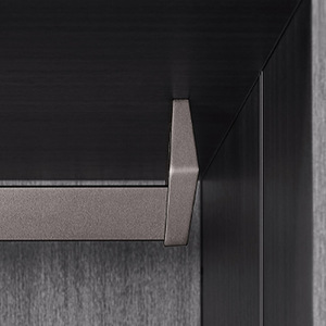 อุปกรณ์ยึดราวแขวนเสื้อผ้า TS1409 แบบสอดสลักเกลียว ราวเดี่ยว รูปทรงสี่เหลี่ยมผืนผ้า ราวแขวนเสื้อผ้า ตู้เก็บของ - Product Image 1